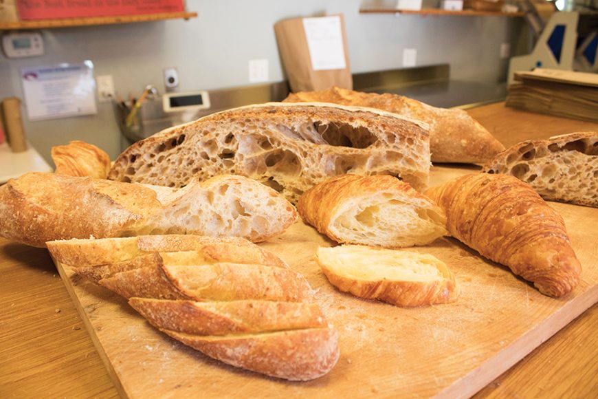 A selection of fresh bread made by Wave Hill Breads. Photograph by Sebastian Flores.