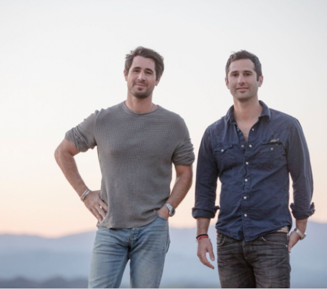 Brothers Nicholas and Harrison Condos, from left, are the founders and design directors of Harbour Outdoor. Courtesy Harbour Outdoor.