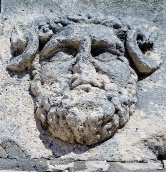 Fourth century B.C. carving. Courtesy Sloane Travel Photography.