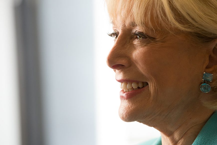 Lesley Stahl. Photograph by John Rizzo.