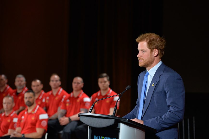 Prince Harry announces 2017 Invictus Games. Courtesy Invictus Games 2017.