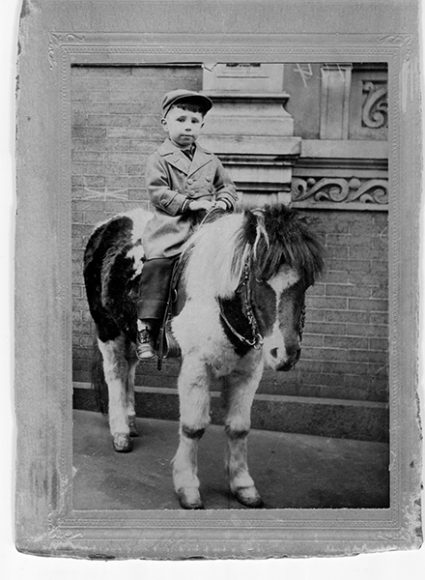 Top's first ride. Photograph courtesy Seymour Topping.