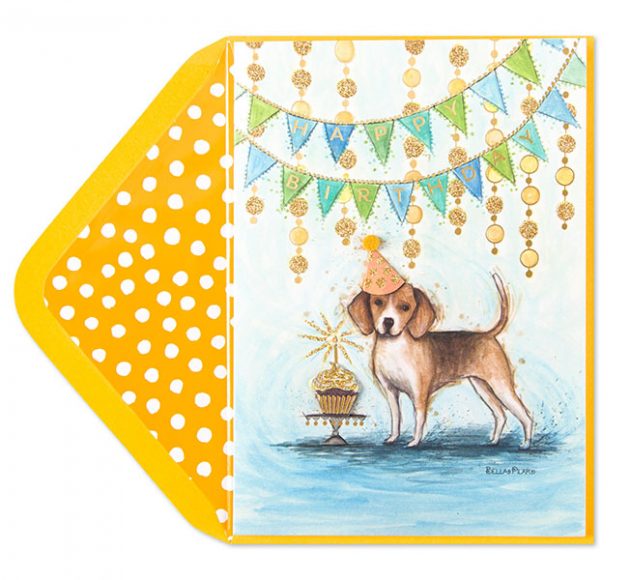 Bella Pilar’s whimsical greeting cards have been known to include animals, too. Photograph courtesy Papyrus.