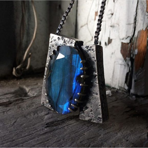 Crafts at Lyndhurst, set for Sept. 15-17 in Tarrytown, will feature many exhibitors displaying one-of-a-kind jewelry. This pendant is by exhibitor Lauren Passenti. Image © Artrider Productions, Inc.