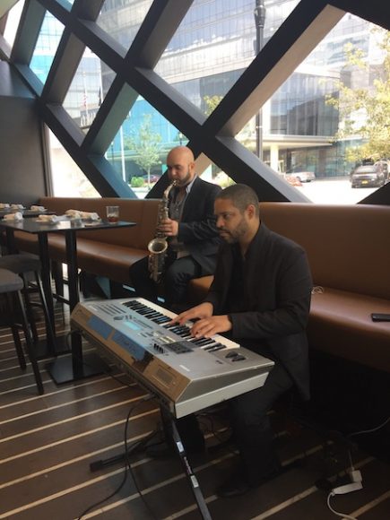 Diners at Mediteranneo's jazz brunch enjoyed a concert by the Albert Rivera band