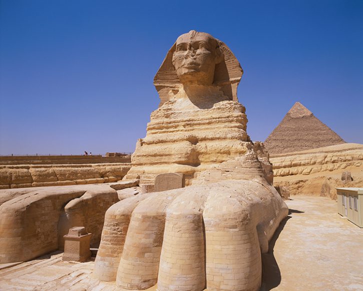 The Great Sphinx of Giza. 
Courtesy dreamstime.com.