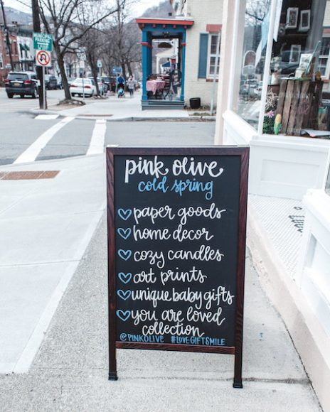 Pink Olive, which had its grand opening in Cold Spring back in March, hosts another special event Sept. 23. Photograph by Kevin Almeida. Courtesy Pink Olive.