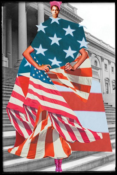 Artwork by Johanna Goodman is featured in the “Give Us the Vote” exhibition at ArtsWestchester, which previews Oct. 7 in White Plains. Courtesy ArtsWestchester.