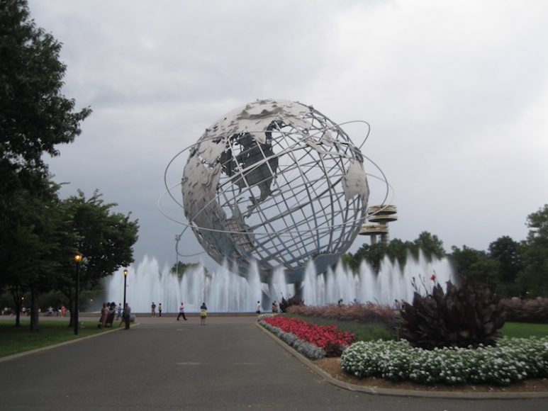 The Unisphere in Flushing Meadows-Corona Park.