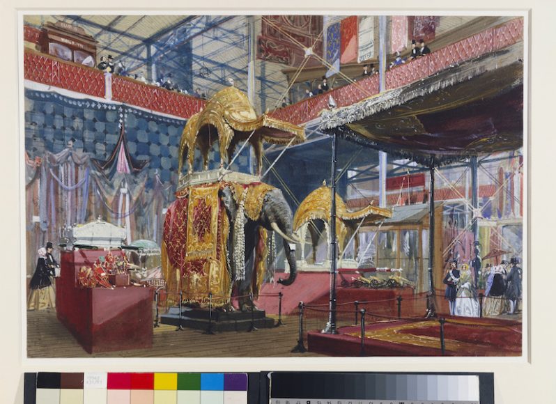 Joseph Nash. “The Great Exhibition: India No. 4,” ca. 1851. Watercolor and gouache over pencil
on paper. Royal Collection Trust / © Her Majesty Queen Elizabeth II 2017, RCIN 919942.
