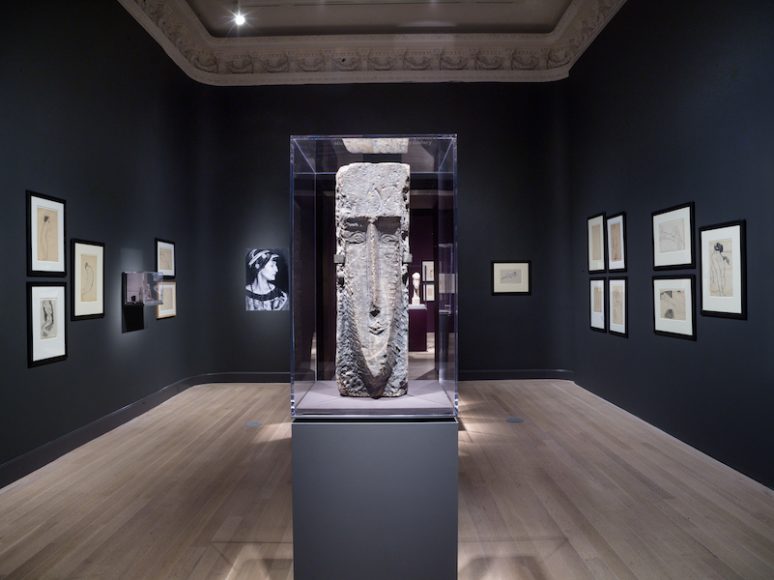 Installation view of the exhibition “Modigliani Unmasked,” which continues through Feb. 4, 2018 at the Jewish Museum, New York. Courtesy the Jewish Museum.
