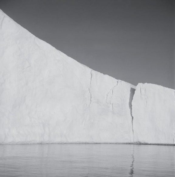 “Iceberg XIV, Disko Bay, Greenland,” 2007, by Lynn Davis. Courtesy The Glass House.