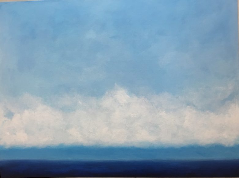 “Marry Me to the Sky II” by Richard Bruce. Courtesy bau Gallery.