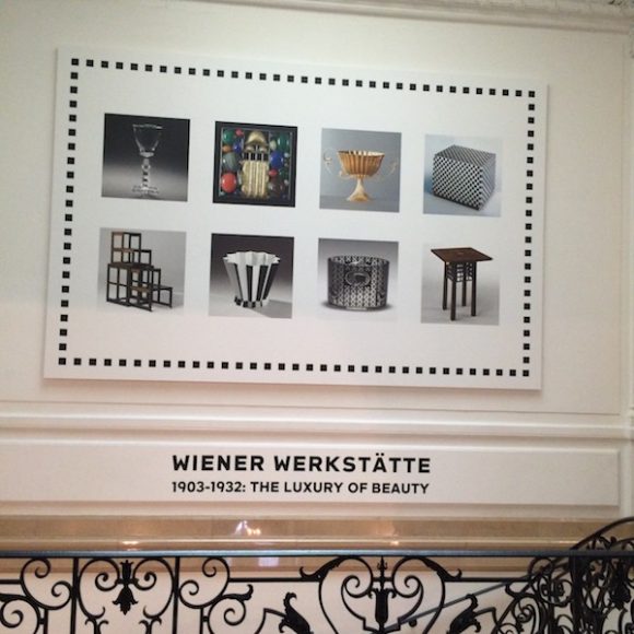 “Wiener Werkstätte 1903-1932: The Luxury of Beauty” has opened at the Neue Galerie in Manhattan. Photograph by Mary Shustack.