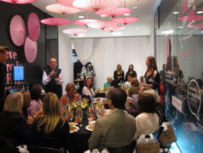 The luncheon menu included a preview of new John Hardy creations. Photograph by Georgette Gouveia.