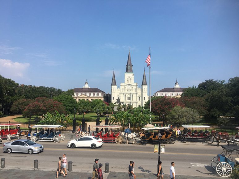 The Cathedral-Basilica of St. Louis, New Orleans. Photograph by Danielle Renda.