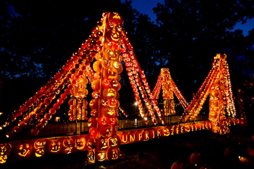 The PumpkinZeeBridge. Photograph by Angie Gaul, courtesy Historic Hudson Valley. 