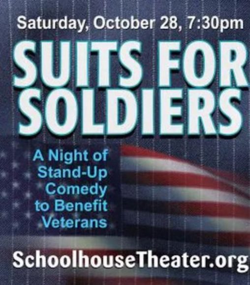 “Suits for Soldiers” made its second-annual stop at the Schoolhouse Theater earlier this fall.