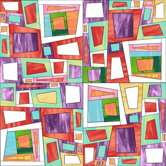 Complex Cubes is one of the 13 designs featured in the Allison Eden Pop Art Collection. The new line represents a collaboration between Allison Eden Studios of Brooklyn and LebaTex, the Nanuet-based textile supplier. Courtesy LebaTex.