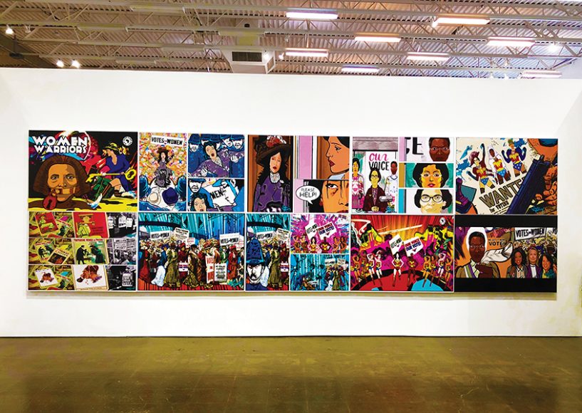 The Hudson Valley Center for Contemporary Art presents “Women Warriors.” 