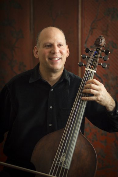 Mark Kramer, artistic director of Ars Antiqua, with his Viola da gamba. Courtesy Ars Antiqua.