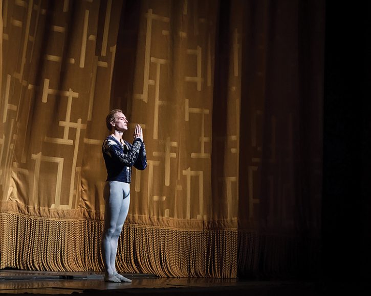 David Hallberg returning to the stage after a two and a half year absence. Photograph by Kent G. Becker. From Hallberg’s “A Body of Work” (Touchstone/Simon & Schuster).