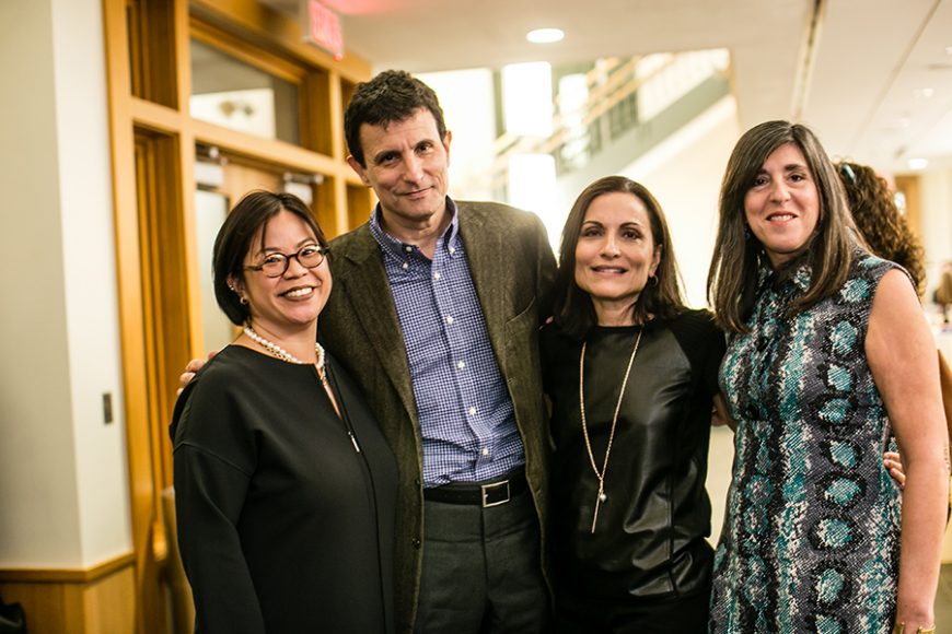 (From left to right) NEXT for AUTISM board members Christine Lai, David Remnick and Esther Fein, with President Ilene Lainer. Courtesy Josh Wong Photography. 