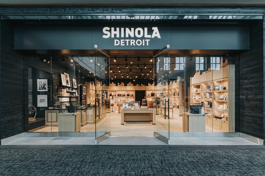 The new Shinola store at The Westchester. Courtesy Shinola.