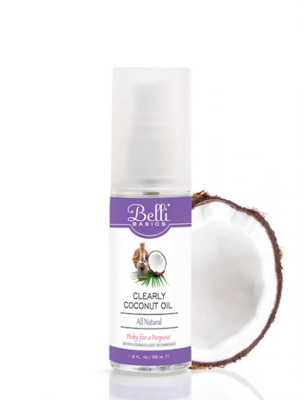 Belli Clearly Coconut hydrates even the most sensitive skin and can even be used as shaving oil.