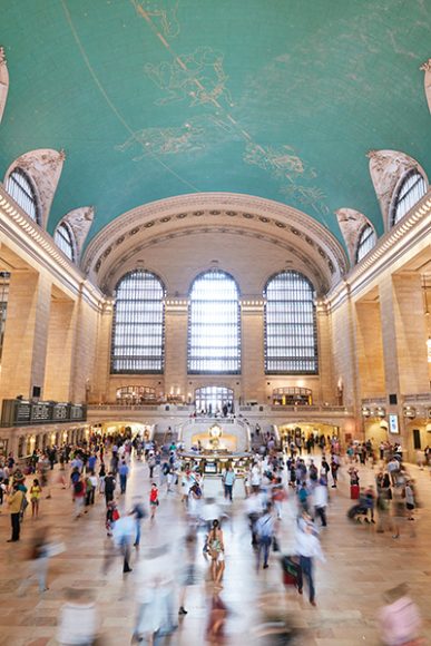 Commuters often rush through Grand Central Terminal, failing to appreciate the surrounding beauty and history.  Photograph courtesy Grand Central Terminal.