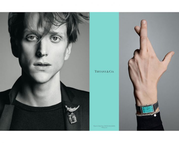 Ballet star and December WAG cover guy David Hallberg sports Jean Schlumberger’s “Bird on a Rock” pin in Tiffany & Co.’s recent “There’s Only One” campaign. Photograph by Inez & Vinoodh.Created Tuesday, August 06 2013 11:36:20 by InDesign Template Builder, version 3.4.1, 8/3/13