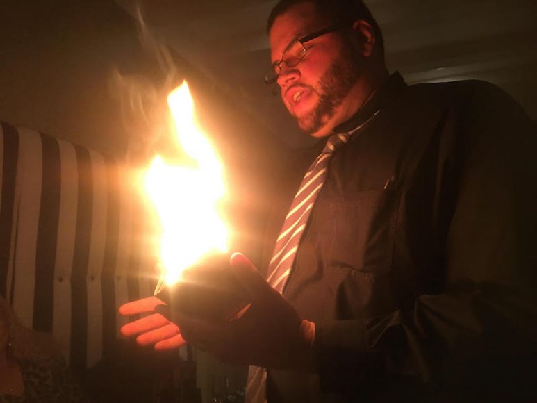 “Money is burning a hole in my wallet,” says magician Miguel Borja.
