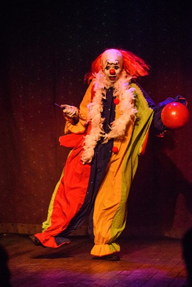 Fem Appeal as Pennywise from "IT." Courtesy Hotsy Totsy Burlesque.