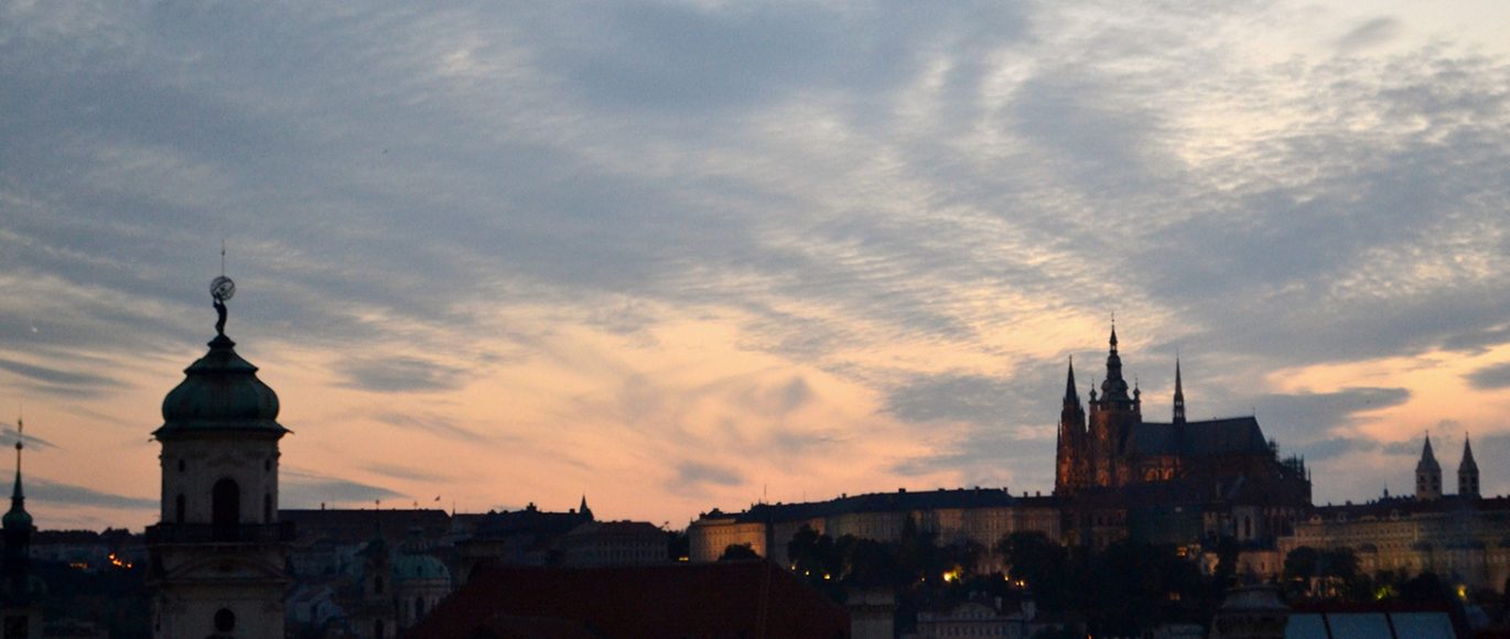 Prague Castle at sunset. Courtesy Sloane Travel Photography.