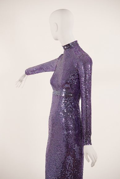 Norell, sequined evening dress, 1965. Photograph of Kenneth Pool Collection © Marc Fowler. Image courtesy The Museum at FIT.