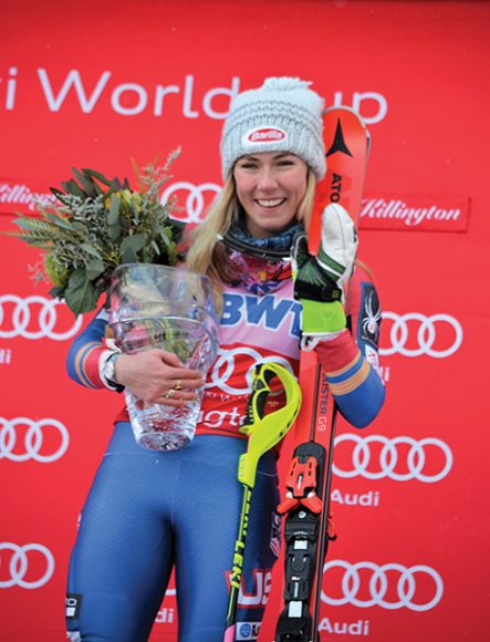 Mikaela Shiffrin. Photograph by Doug Paulding. 