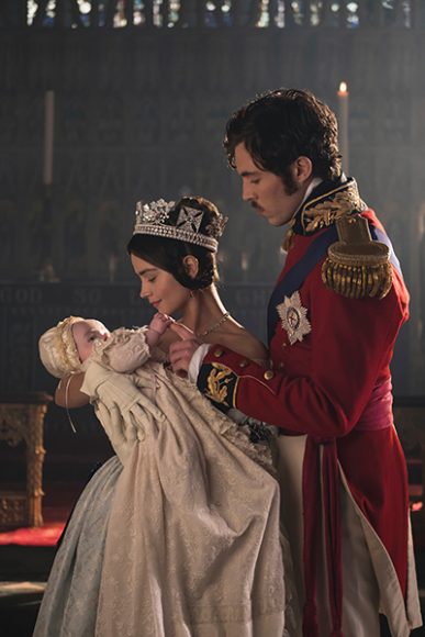 Queen Victoria (Jenna Coleman) and her devoted consort, Prince Albert (Tom Hughes), in the acclaimed “Victoria,” airing Sundays through Feb. 25 on PBS’ “Masterpiece.”