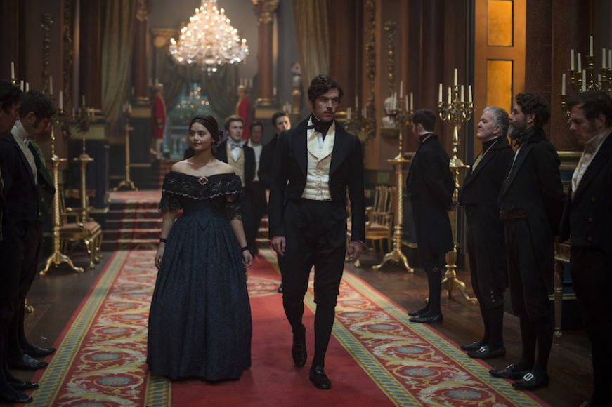 Queen Victoria (Jenna Coleman) and her devoted consort, Prince Albert (Tom Hughes), in the acclaimed “Victoria,” airing Sundays through Feb. 25 on PBS’ “Masterpiece.”