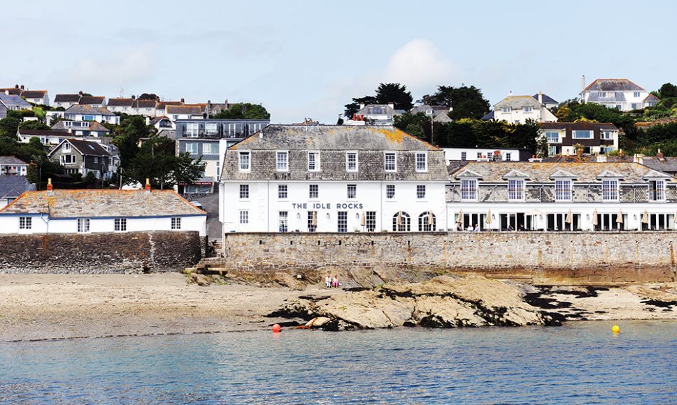 The Idle Rocks, St. Mawes, from the harbor. Courtesy The Idle Rocks.