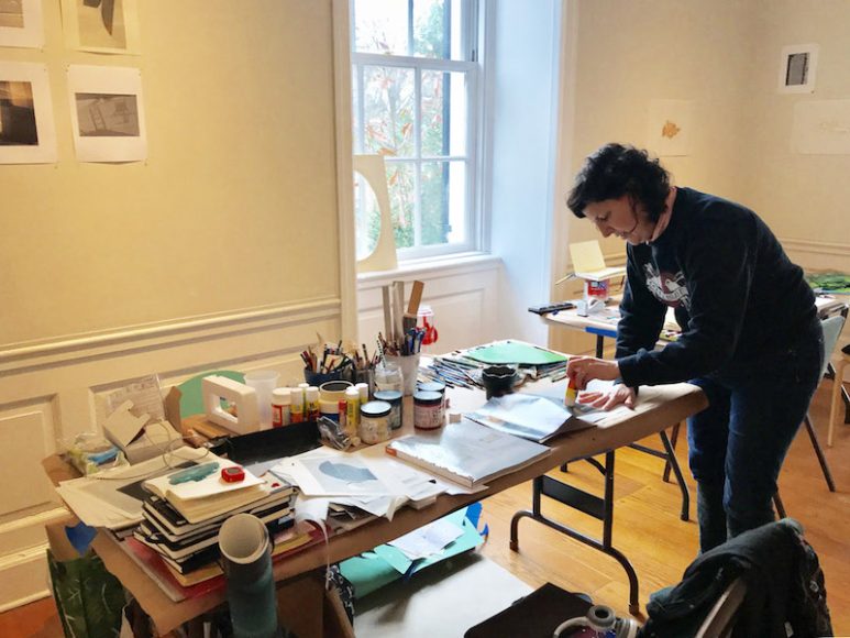 Austin Thomas, a 2018 Winter Workspace artist at Wave Hill. Courtesy Wave Hill.