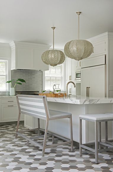 A sleek white kitchen design by Byrne. Photograph by Jane Beiles Photography. Courtesy DB Designs.