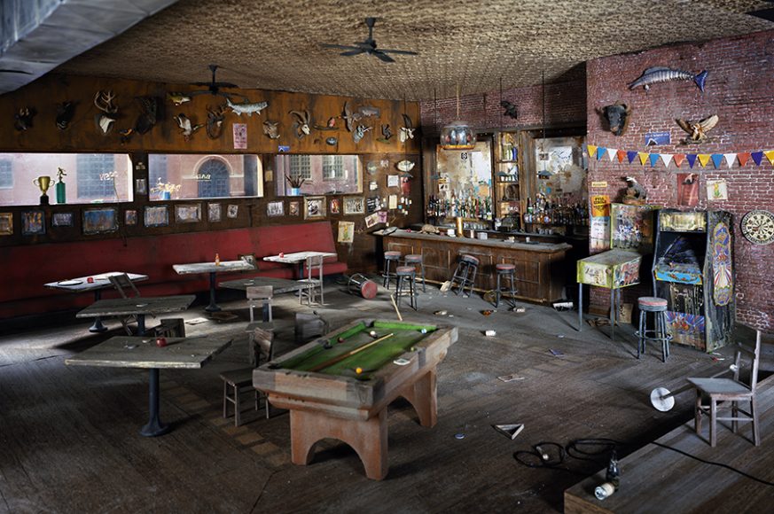 A barren bar scene. Photograph courtesy Nix + Gerber.