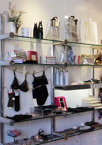 Swing offers a selection of gift items, like books, hair accessories and jewelry. Photograph by Danielle Renda.