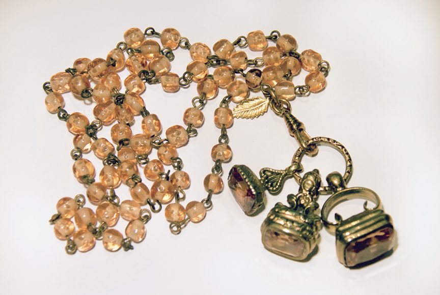 Czech beads and British fobs. Photograph by Julie Betts Testwuide. 