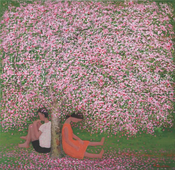 Lee Kui Dae’s “Printemps.” Image courtesy Canfin Gallery.