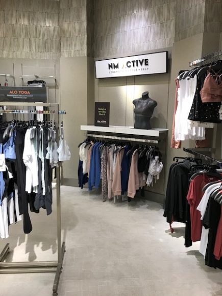 Neiman Marcus Westchester’s new active wear shop.
Photographs courtesy Neiman Marcus Westchester.
