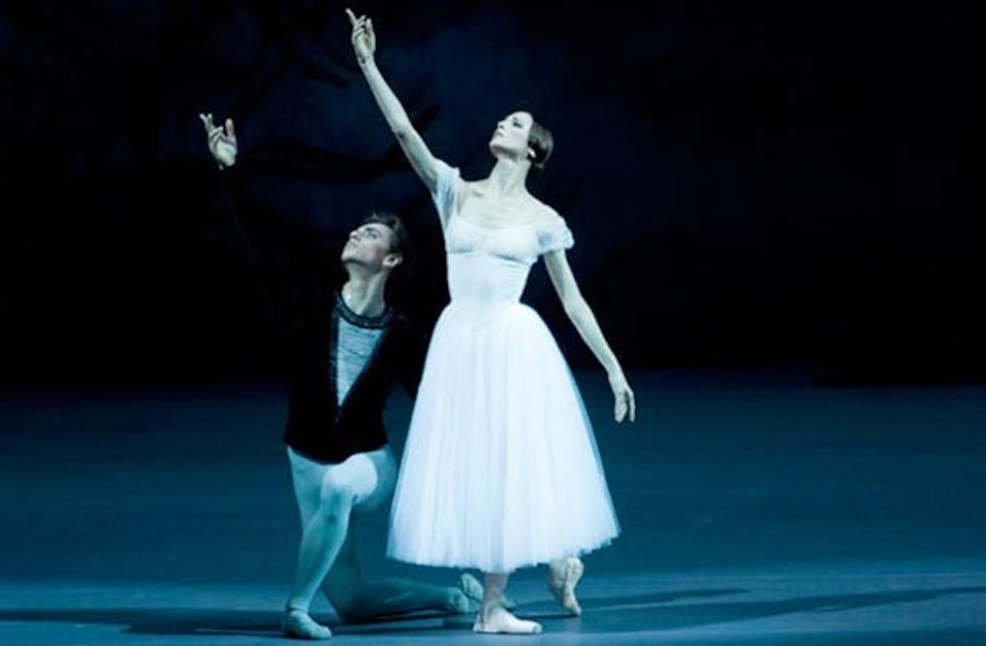 Sergei Polunin and Svetlana Zakharova in the Bolshoi Ballet’s “Giselle.”