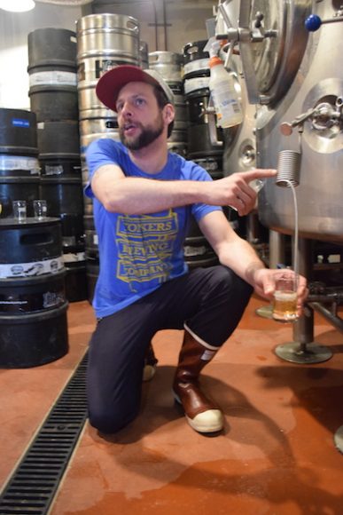 Yonkers Brewing’s new head brewer, Ray Girard.