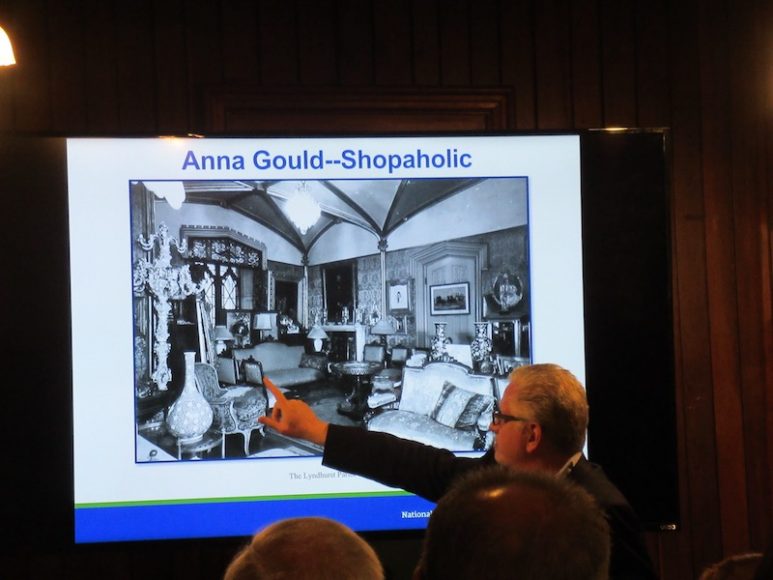 Howard Zar, executive director of Lyndhurst, wrapped up the symposium with a well-received lecture on the collecting tradition of the Gould family. Photograph by Mary Shustack.  
