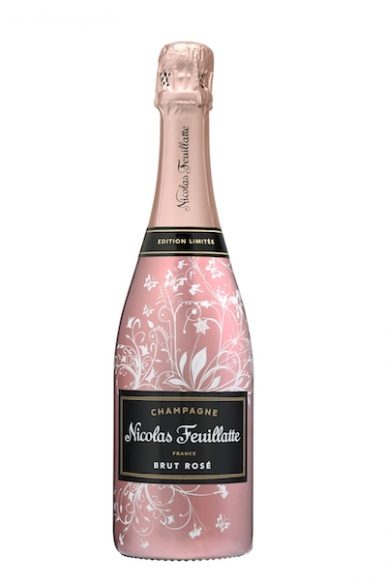 Champagne Nicolas Feuillatte has released a Limited-Edition Enchanted Vine Rosé bottle. Courtesy Champagne Nicolas Feuillatte.